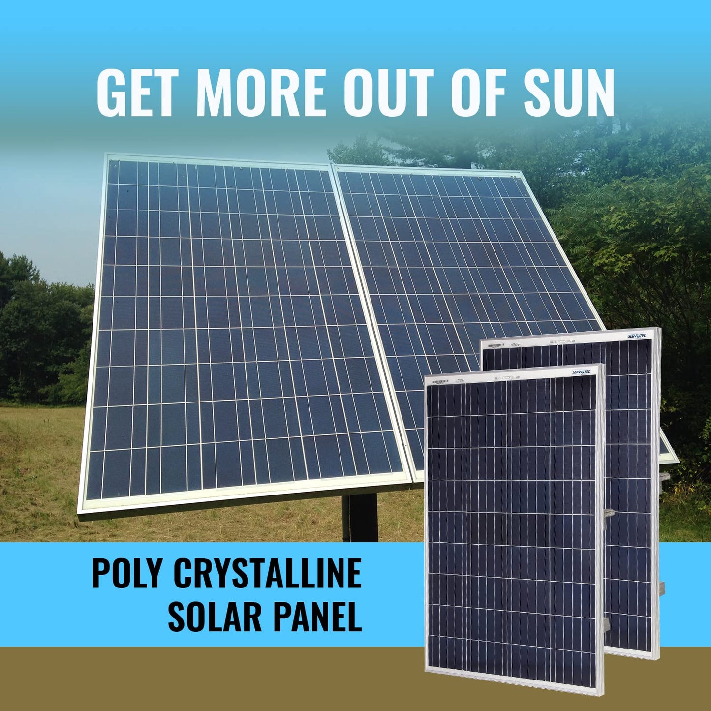Polycrystalline Solar Panel Maintenance Free | High Technological Solar Panel (28 Years Life)