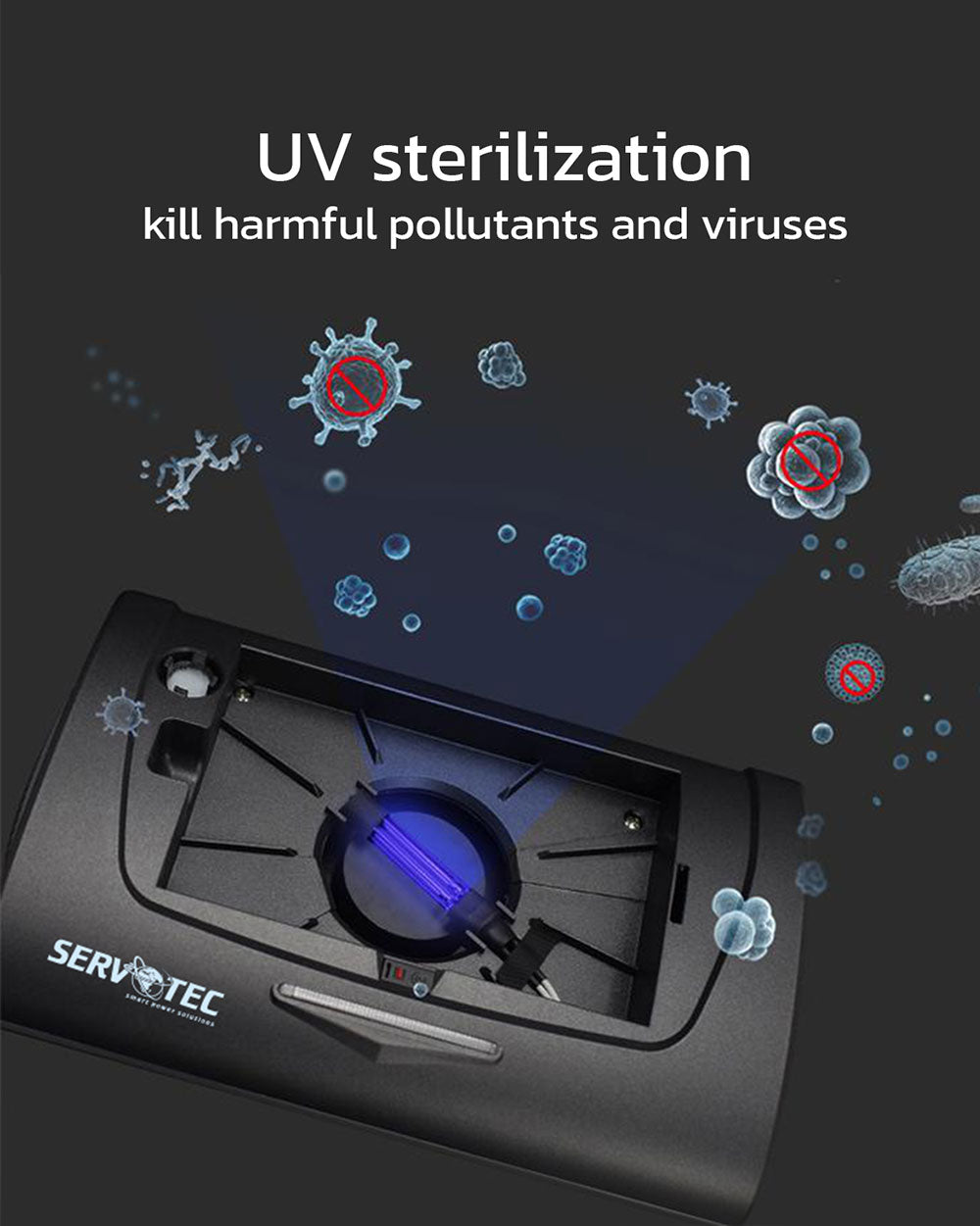 Car Air Purifier with HEPA filter & ionizer, activated carbon filter for clearing odour, Tio2 Nanometer Photocatalyst, USB 5V Output, Power Port
