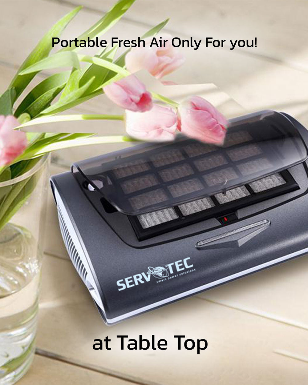 Car Air Purifier with HEPA filter & ionizer, activated carbon filter for clearing odour, Tio2 Nanometer Photocatalyst, USB 5V Output, Power Port