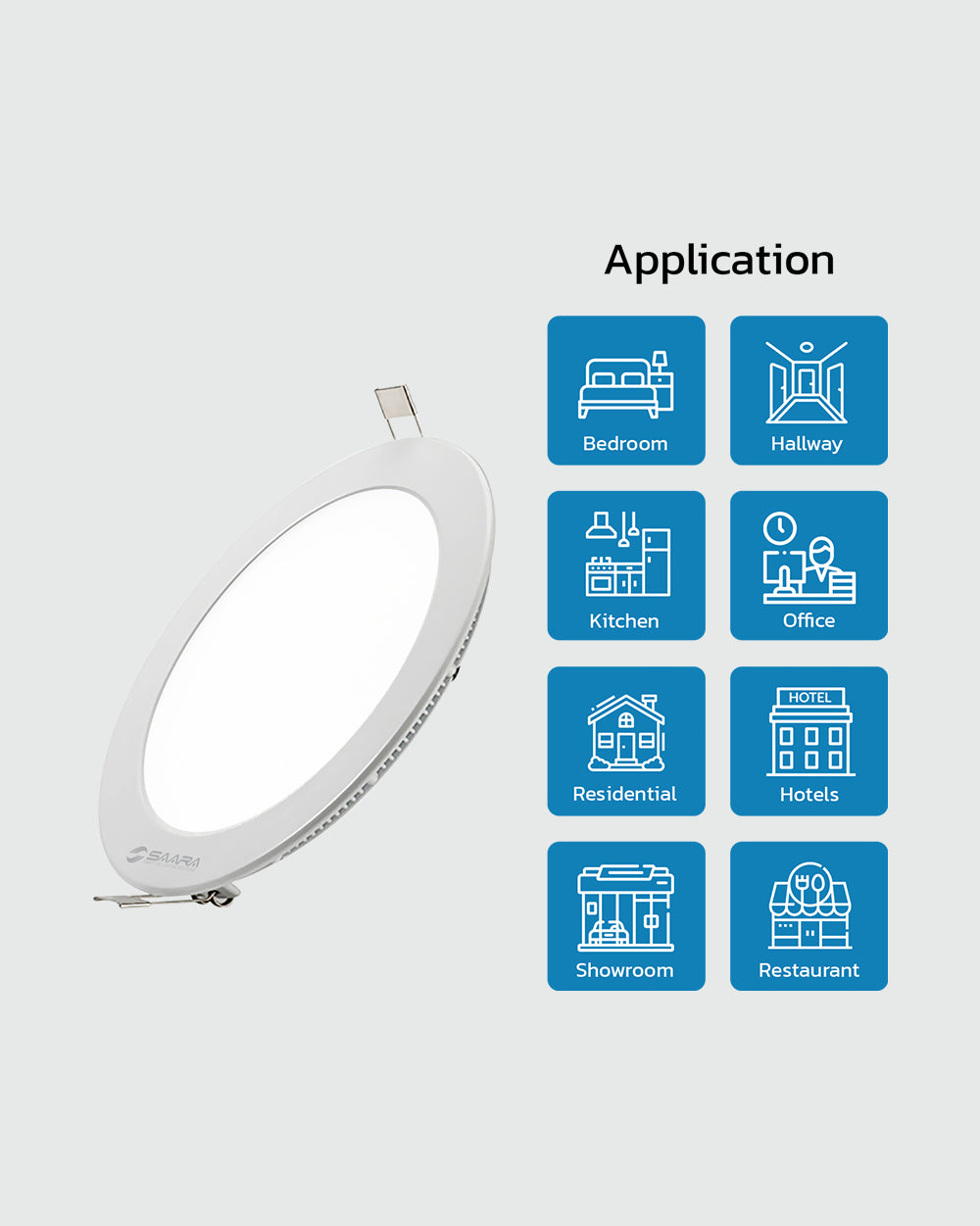SAARA LED Panel Light Round