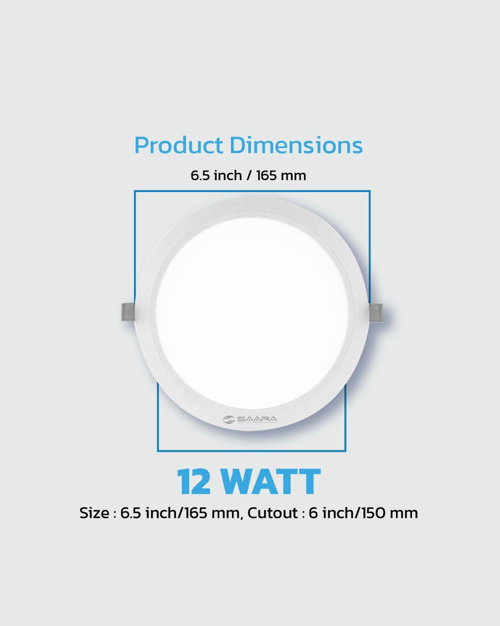 SAARA LED Panel Light Round