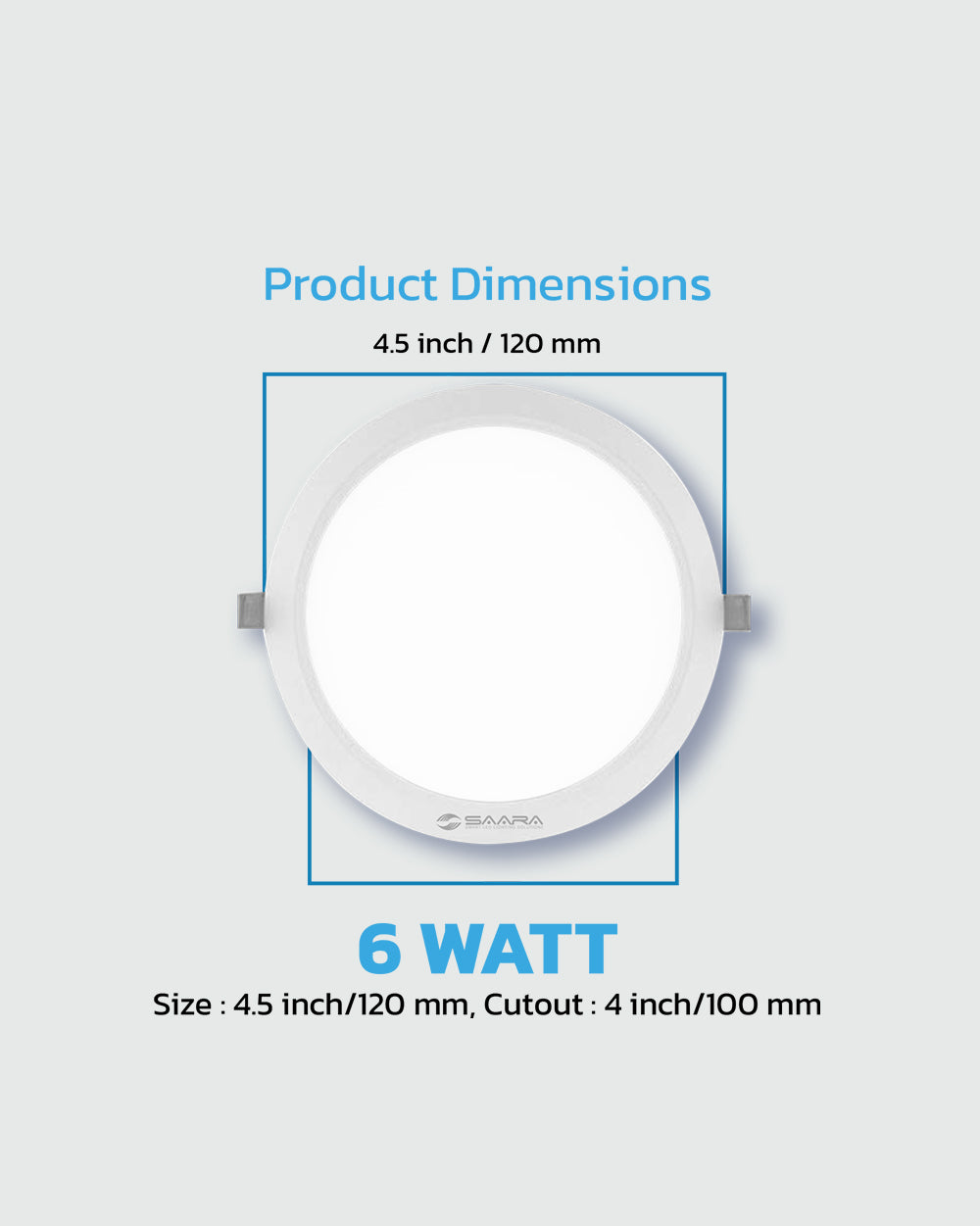 SAARA LED Panel Light Round