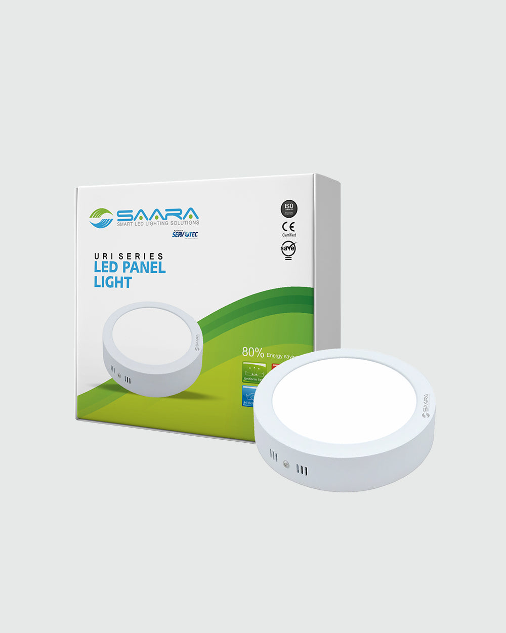 SAARA LED Panel Light Round Surface