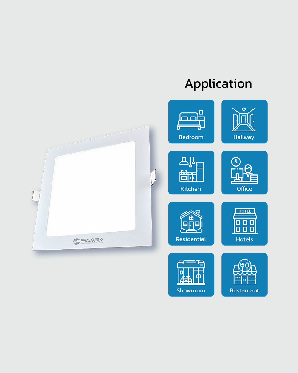 SAARA LED Panel Light Square