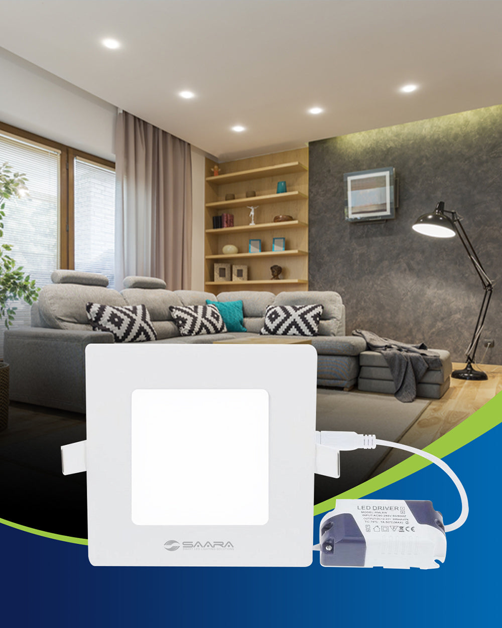 SAARA LED Panel Light Square