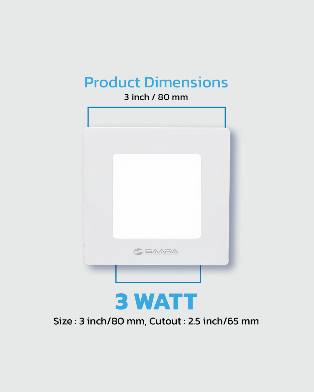 SAARA LED Panel Light Square