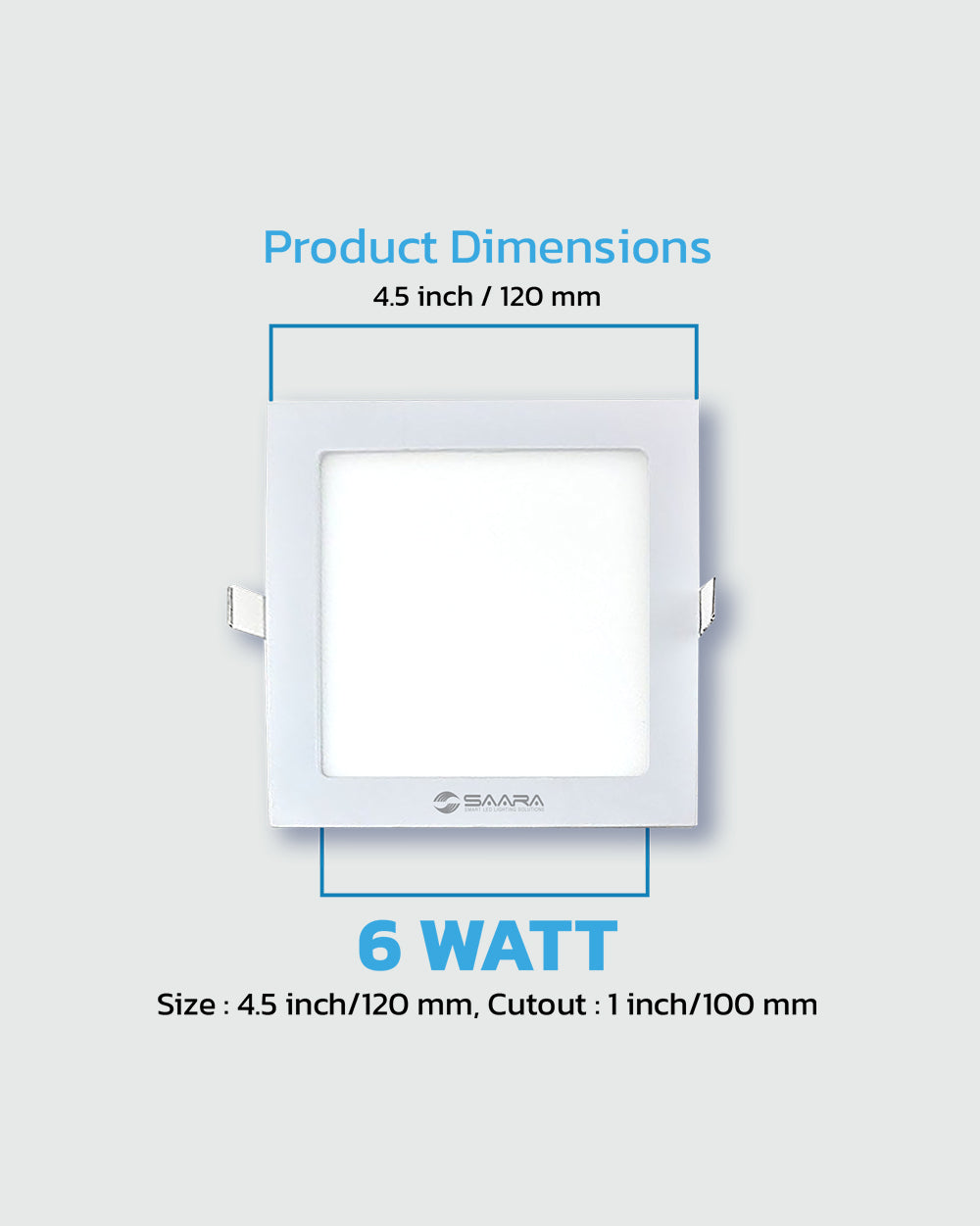 SAARA LED Panel Light Square