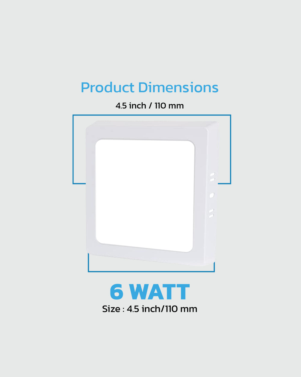 SAARA Panel Light Square Surface