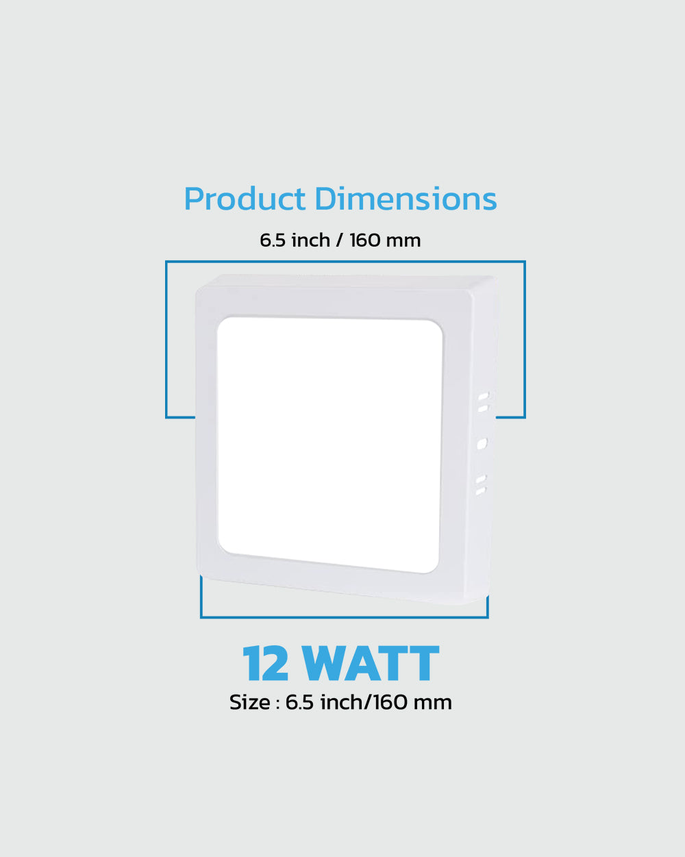SAARA Panel Light Square Surface