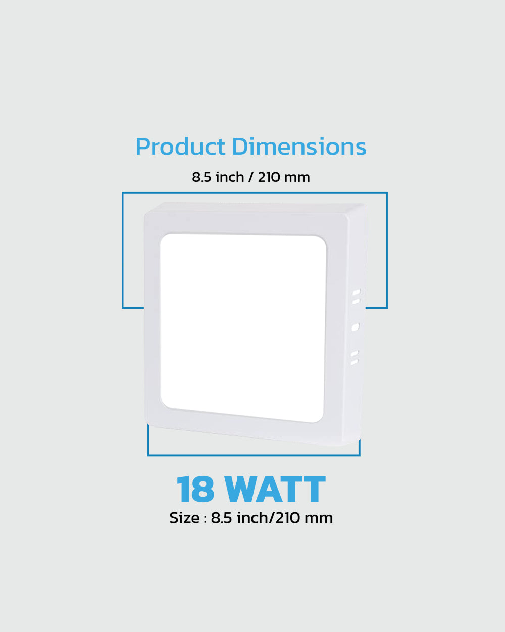 SAARA Panel Light Square Surface