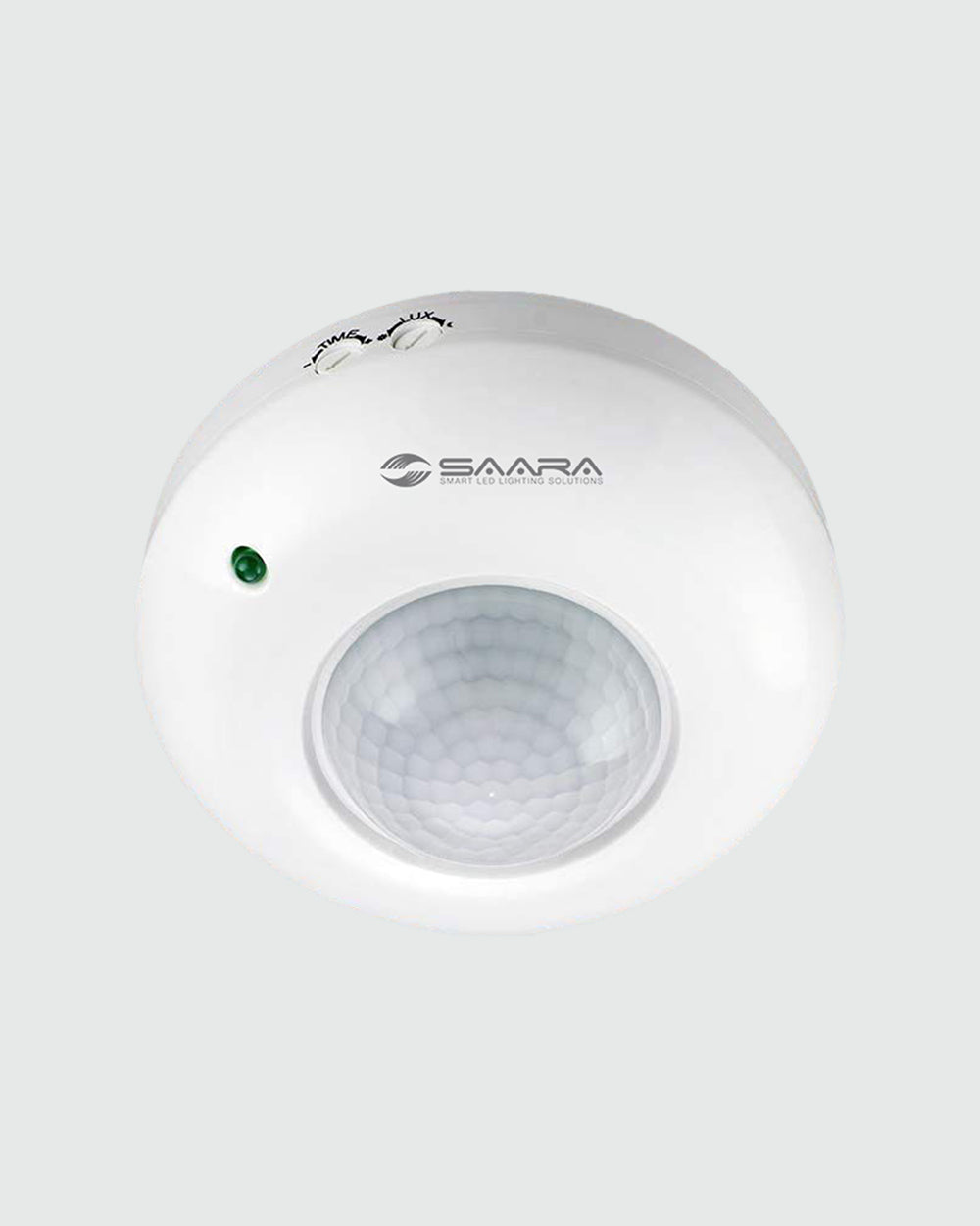 SAARA Motion Sensor with Light Sensor | Energy Saving Motion Detector Switch | Auto Day/Night On & Off | LDR Sensor Switch for Lighting Waterproof Ceiling Mounted