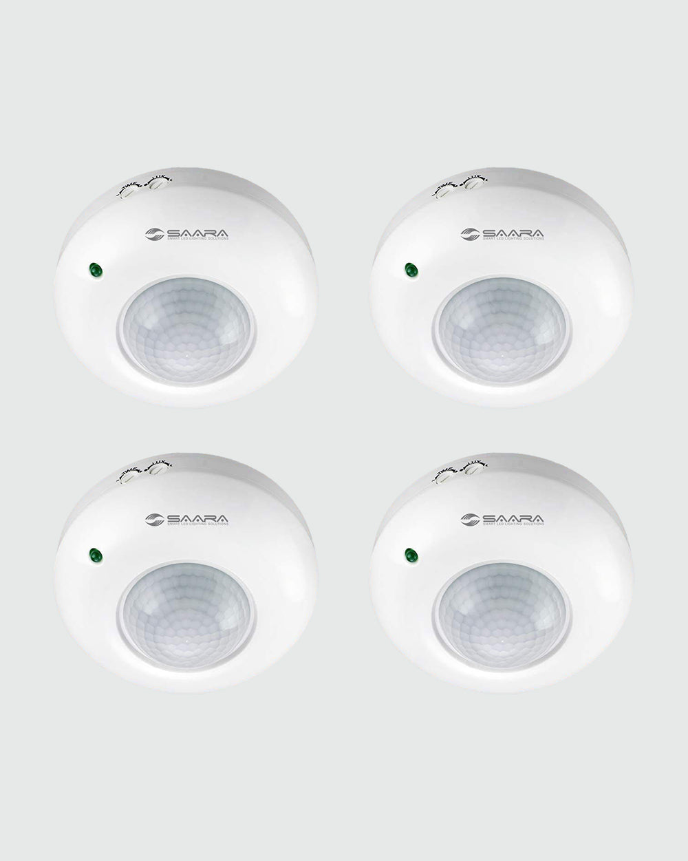 SAARA Motion Sensor with Light Sensor | Energy Saving Motion Detector Switch | Auto Day/Night On & Off | LDR Sensor Switch for Lighting Waterproof Ceiling Mounted