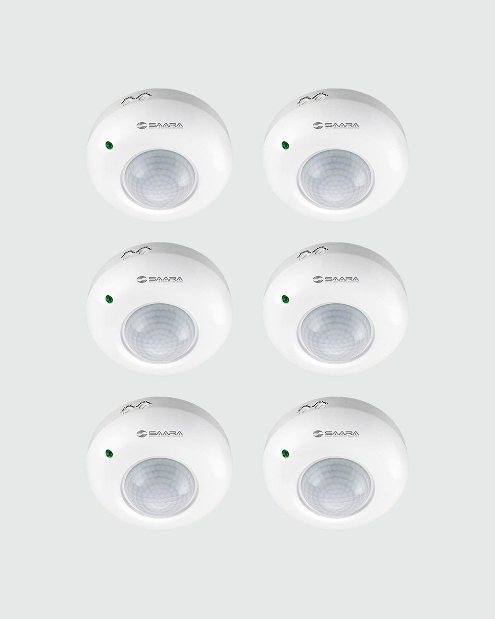 SAARA Motion Sensor with Light Sensor | Energy Saving Motion Detector Switch | Auto Day/Night On & Off | LDR Sensor Switch for Lighting Waterproof Ceiling Mounted