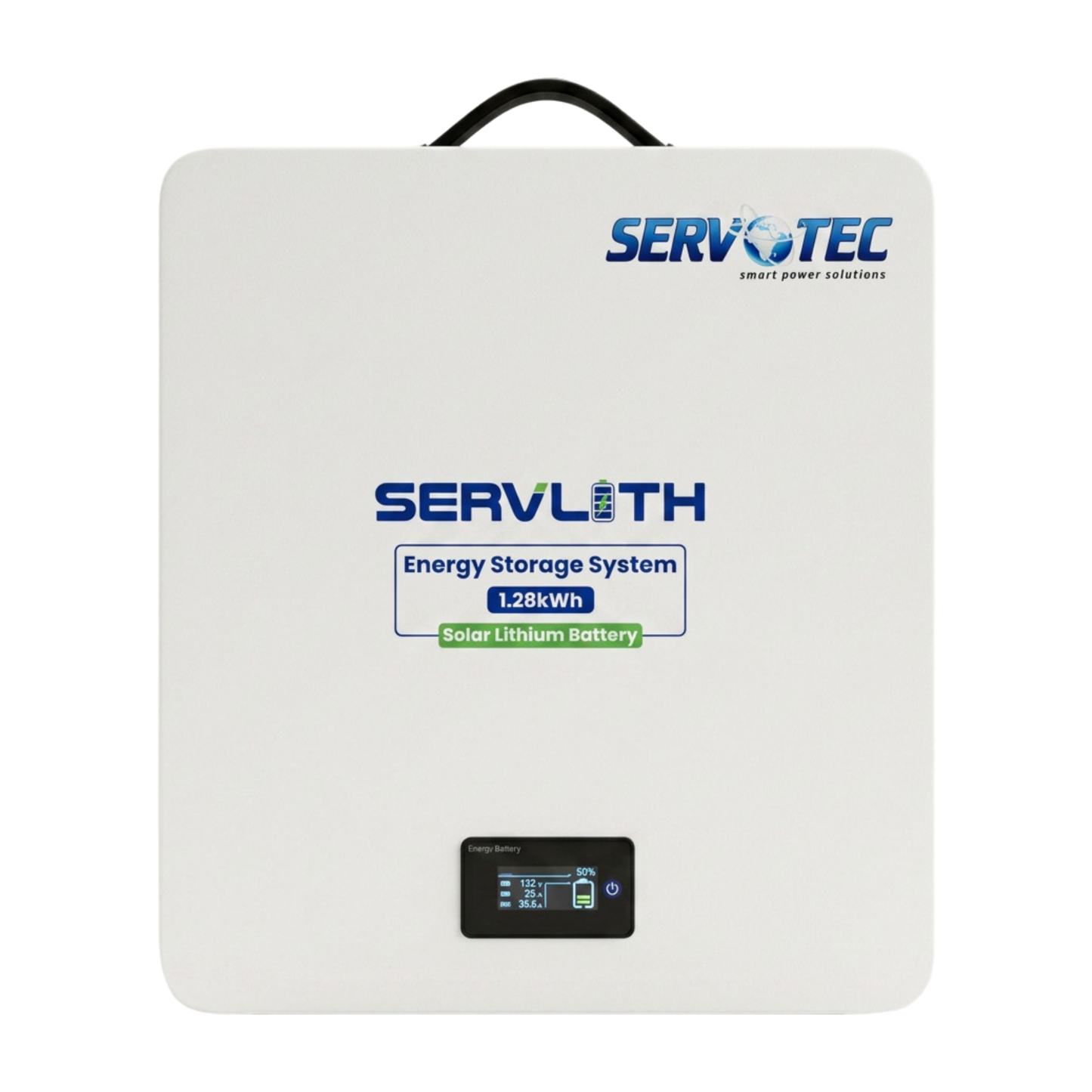 SERVLITH 12.8V/100Ah Solar Lithium Battery | High Performance Lithium Battery | 60-Month Warranty