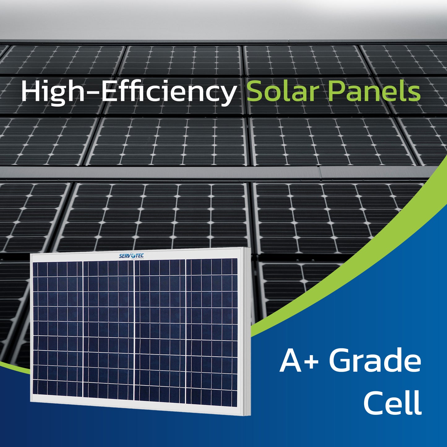 Polycrystalline Solar Panel Maintenance Free | High Technological Solar Panel (28 Years Life)