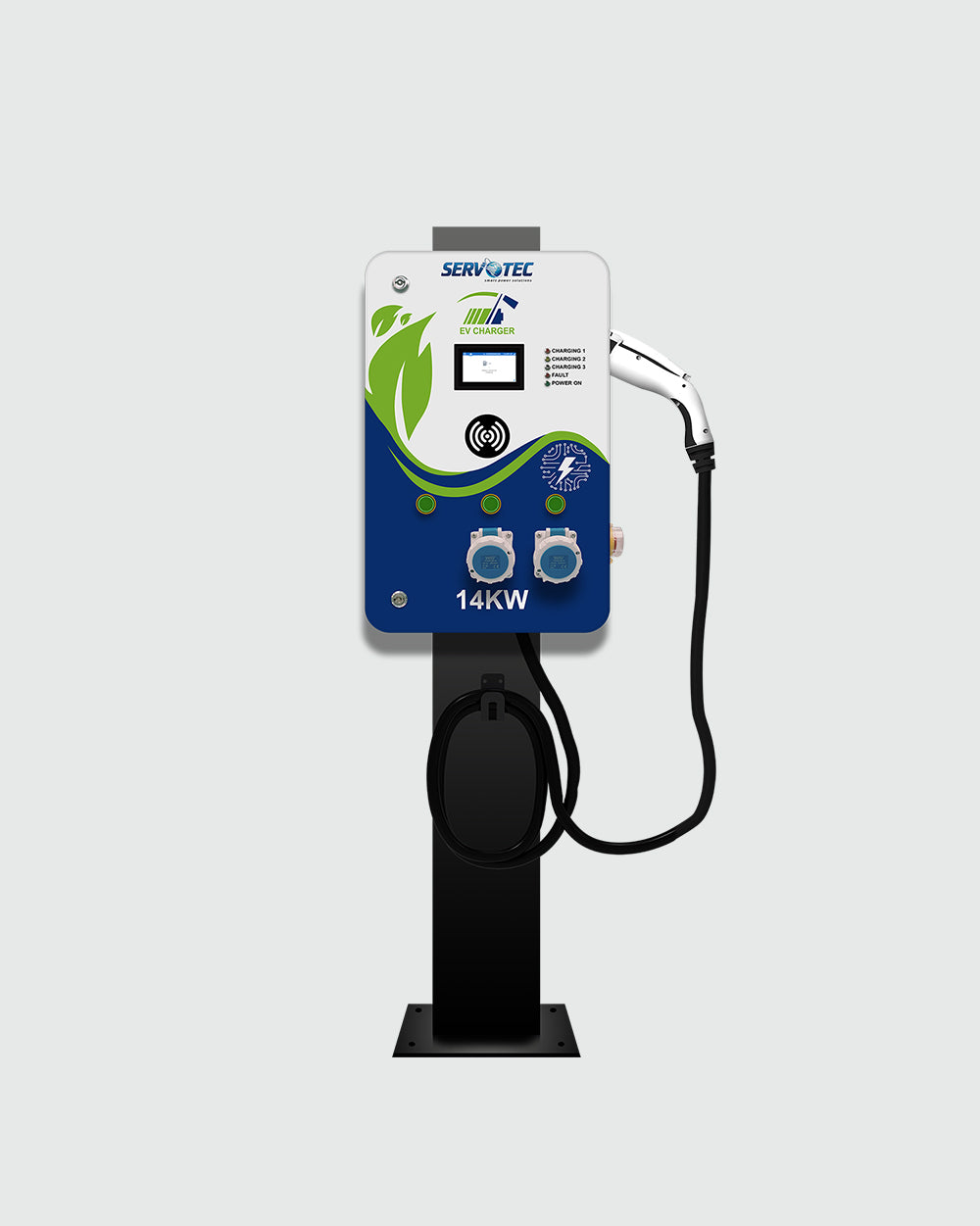 AC Charger14kw Hybrid Charger || Electric Vehicle Charger: High-Speed Charging for Your Hybrid EV | Indoor and Outdoor Use | Supports: Electric 2 Wheeler, 3 Wheeler, 4 Wheeler