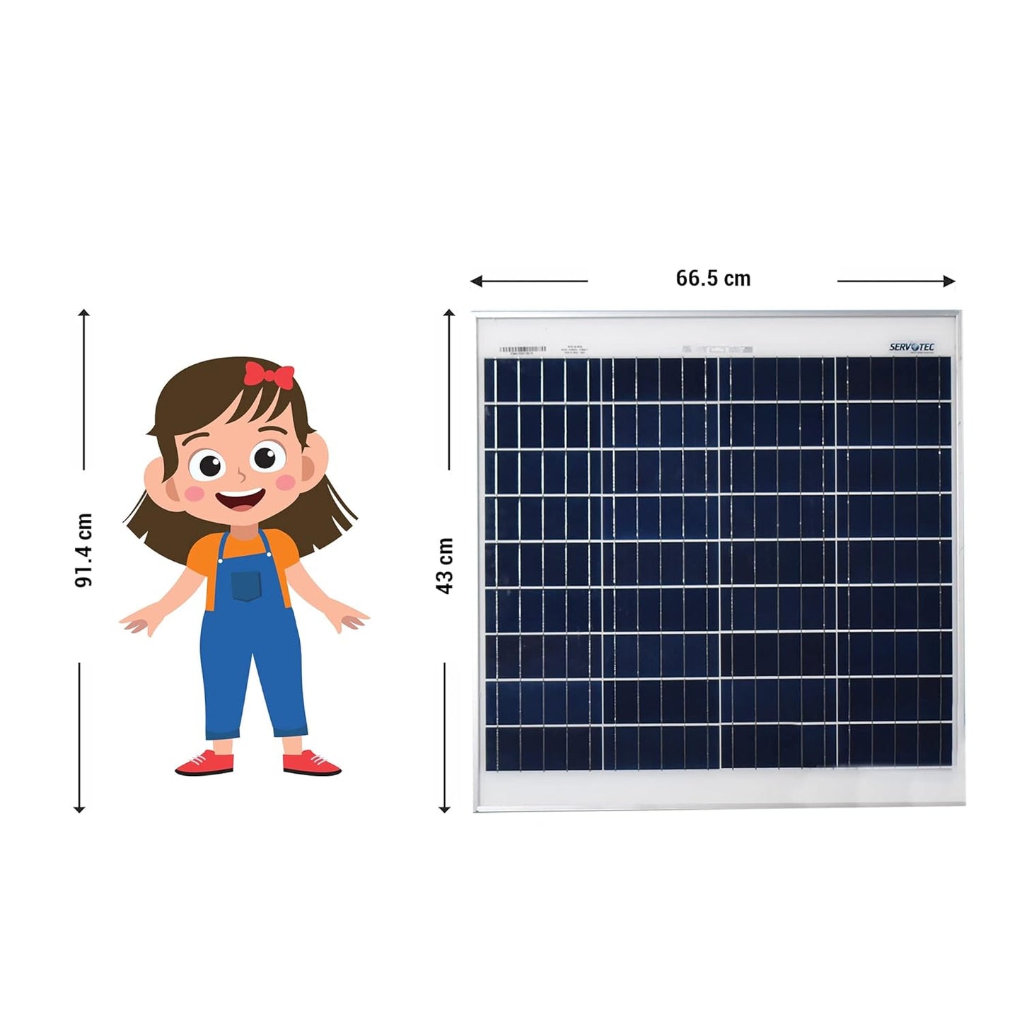 60W 12V Monocrystalline Solar Panel with MC4 Connector – Best Solar Power Solution for Homes & Outdoor Applications