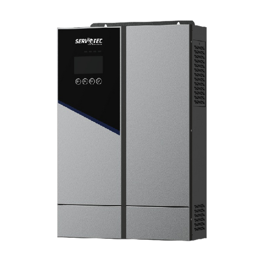 Sparkle Series 15KVA-48Vdc Hybrid Solar Inverter with Grid Feed, WiFi Monitoring, MPPT Technology, Supports Lithium & Lead Acid Battery | Model STSP-HYBINV-12048/S11-V