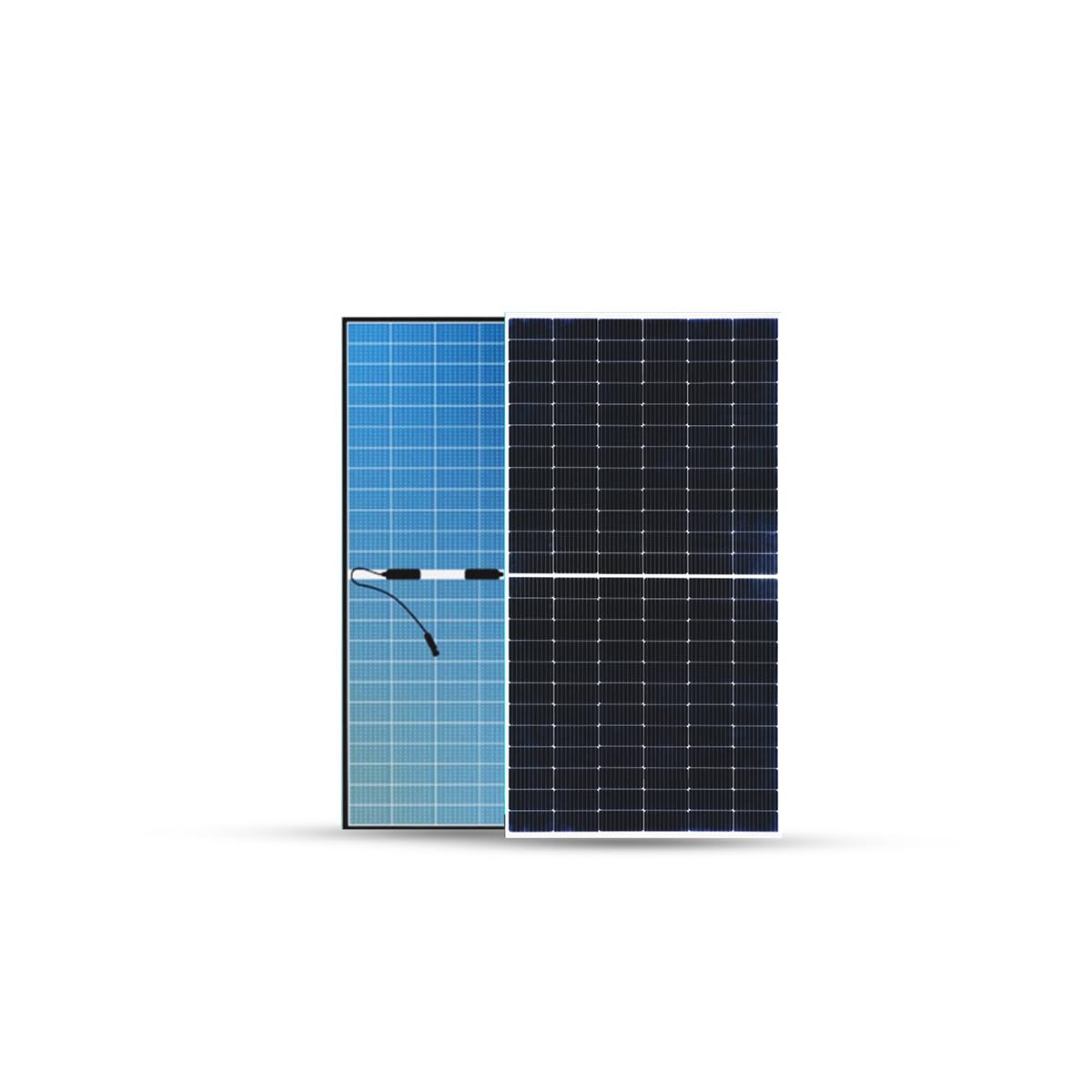550W/24V Bifacial Half-Cut Mono PERC Non-DCR Solar Panel (Pack of 2 – 1100W Total) | 144 Cells | 25-Year Performance Warranty