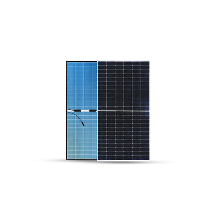 550W/24V Bifacial Half-Cut Mono PERC Non-DCR Solar Panel (Pack of 2 – 1100W Total) | 144 Cells | 25-Year Performance Warranty