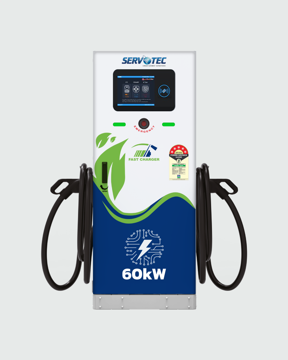 DC 60kW EV Charger CCS2 Dual Gun